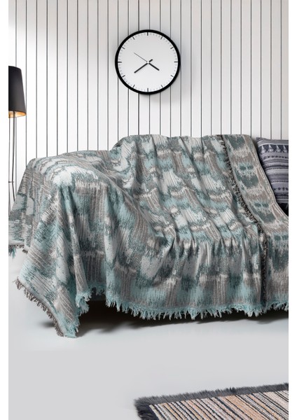 %100 Pamuklu Lüks Kaymaz Koltuk Örtüsü | Koltuk Şalı | Çok Amaçlı Örtü