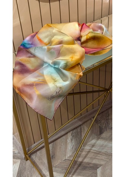 Yeni Sezon Twill Ipek Eşarp 2547-01