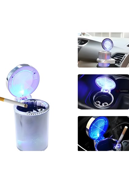 Vw Passat Stw B8 2015-2016-2017-2018-2019-2020-2021-2022 7 Renkli Rgb Işıklı Küllük-Kumabara Cn fırsatları