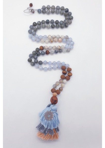 Taç Çakra 108 Mala Kolyesi modelleri