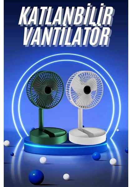 3 Kademe Hız Ayarlı Vantilatör Telefon Standlı Şarjlı Katlanabilir Soğutucu Pervane fiyatları