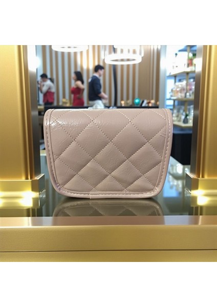 Baklava Desenli Mini Kadın Omuz Çanta