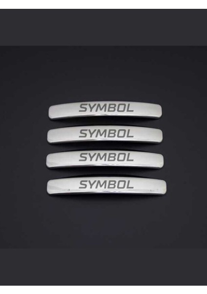 Renault Symbol Krom Kapı Kolu 2009-2013 Arası Paslanmaz Çelik Yazılı