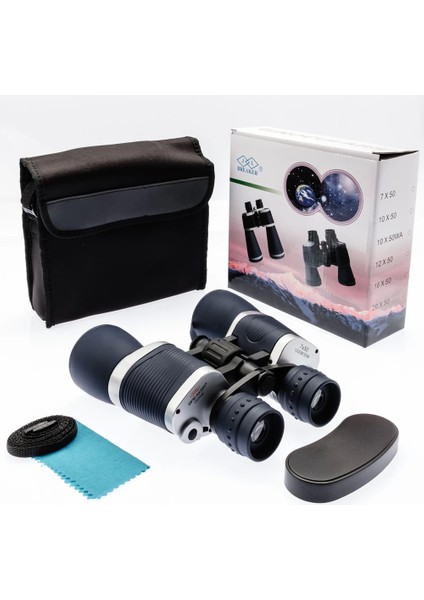 7X50 Güneş Filtreli Profesyonel El Dürbünü 1000M/56M – Mavi ( Lisinya )