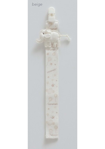 Fil Detaylı Emzik Askısı - EMU2191-BEJ-ST Bej