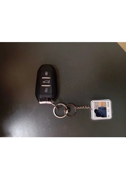 Kişiye Özel Fotoğraflı Anahtarlık | Araç ve Ev Anahtarı Için Uyumlu | Hediyelik