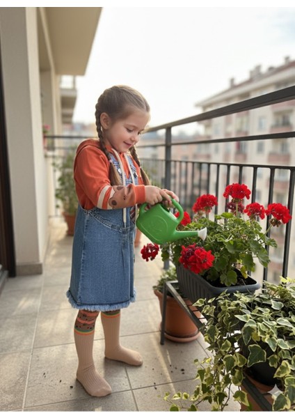 Kız Çocuk Kotlu Salopet Külotlu Çoraplı Takım Özel Tasarım ( Kot Elbise+Kapşonlubluz+Çorap) fiyatları