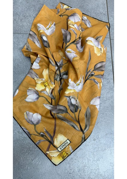 Ipekevi Manolya Pamuk Eşarp Hardal Sarısı fiyatları