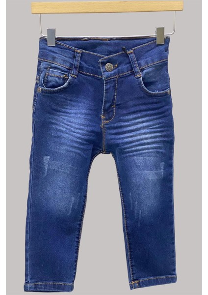 Mojo Erkek Çocuk 1-13 Yaş Slim Ft Taşlamalı Kot Pantolon Kot Mavi fırsatları