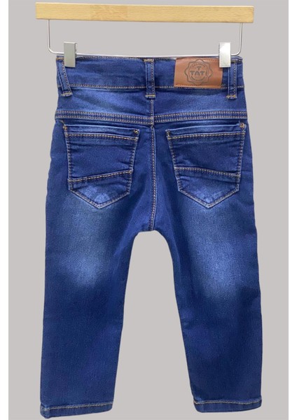 Mojo Erkek Çocuk 1-13 Yaş Slim Ft Taşlamalı Kot Pantolon Kot Mavi indirimleri