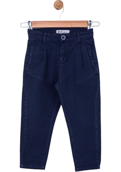 Erkek 4-8 Yaş Çocuk Dokuma Pantolon 64717 Lacivert