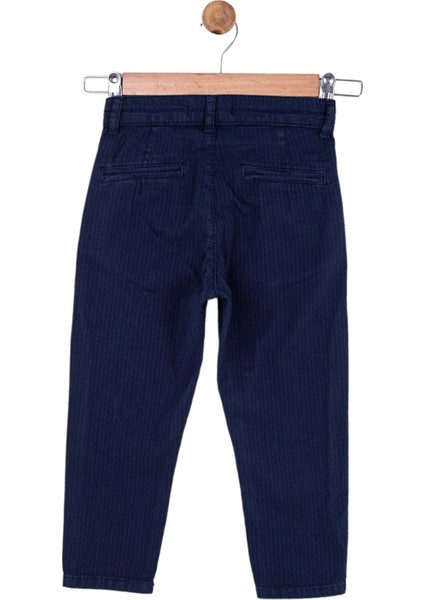 Erkek 4-8 Yaş Çocuk Dokuma Pantolon 64717 Lacivert