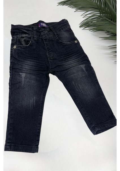 Mojo Erkek Çocuk Taşlanmış Slim Fit Kot Pantolon 2098 Siyah fırsatları