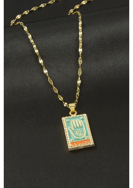 El Çelik Tarot Kolye