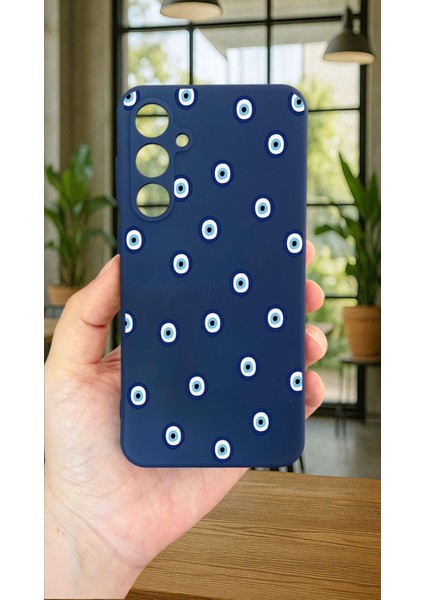 Samsung Galaxy S24FE -Nazar Boncuk Desenli Silikon Darbe Emici Klasik Korumalı Rubber Kılıf fiyatları