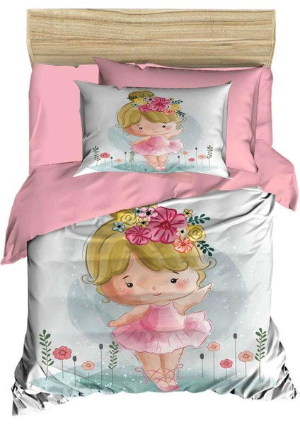 Dijital Baskılı 3D Pamuklu Yenidoğan Bebek Nevresim Takımı Balerina fiyatları