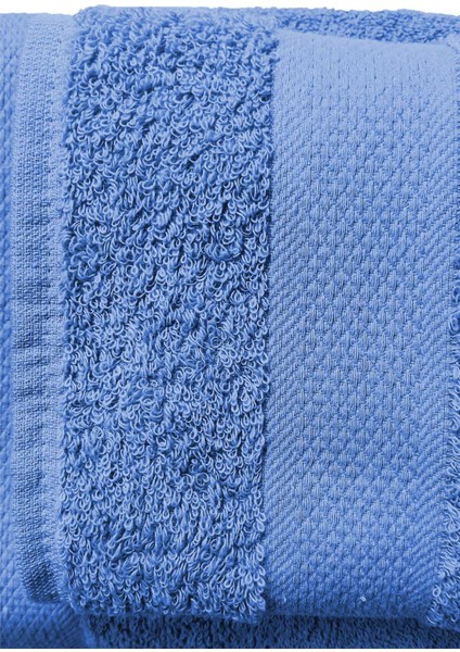 2 Li Banyo Havlu Takımı &AMP;#37;100 Pamuklu Dry Mavi modelleri