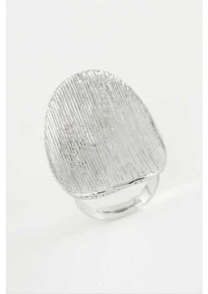 Oval Metal Yüzük