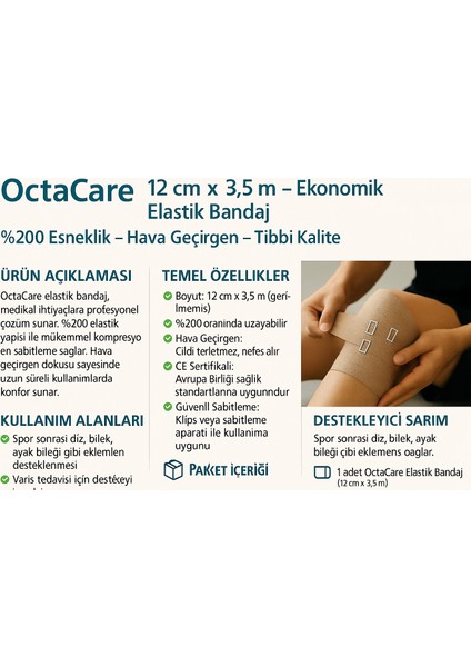 Sargı Bezi Elastik Bandaj 12CM x 3.5m fiyatları