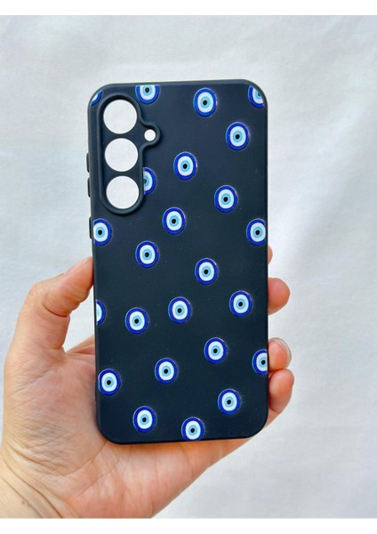 Samsung Galaxy S24FE -Nazar Boncuk Desenli Silikon Darbe Emici Klasik Korumalı Rubber Kılıf fiyatları