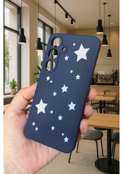 Samsung Galaxy S25 - Mini Yıldız Desenli Silikon Darbe Emici Klasik Korumalı Rubber Kılıf fırsatları