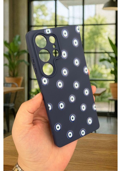 Samsung Galaxy S25 Ultra- Nazar Boncuk Desenli Silikon Darbe Emici Klasik Korumalı Rubber Kılıf fırsatları
