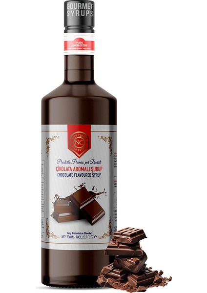 Nish Çikolata,çilek,beyaz Çikolata Aromalı Şurup 3X700 ml - Pet Şişe fırsatları