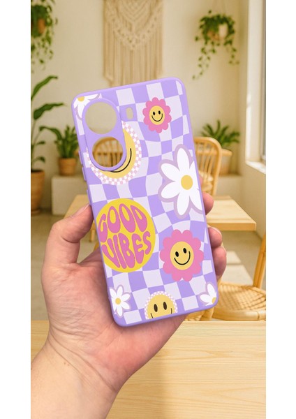 Xiaomi Poco X7 Pro Good Vibes Silikon Darbe Emici Klasik Korumalı Rubber Kılıf