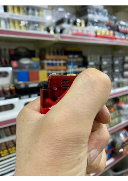 Çift Sistem Metal Jet Çakmak Türk Bayraklı Kırmızı fiyatları