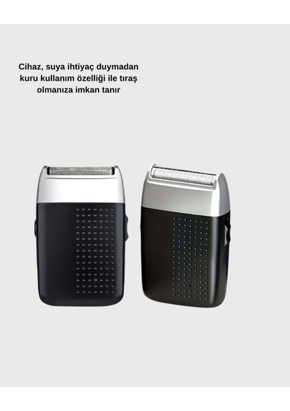 Kablosuz Şarjlı Sakal Tıraş Makinesi – Kuru Kullanım Uzun Pil Ömrü - T956G330-Z55956 fırsatları