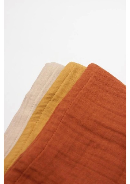 Bfs Bistyle 6'lı Müslin Mendil 20X20 cm 90106 Kiremit Bej Hardal modelleri