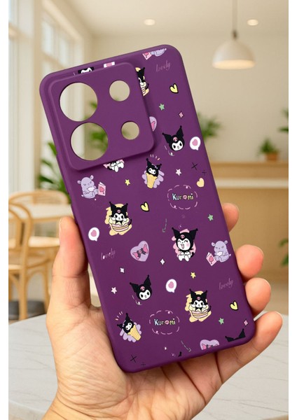 Xiaomi Redmi Note 13 Pro 5g Kurumı Desenli Silikon Darbe Emici Klasik Korumalı Rubber Kılıf