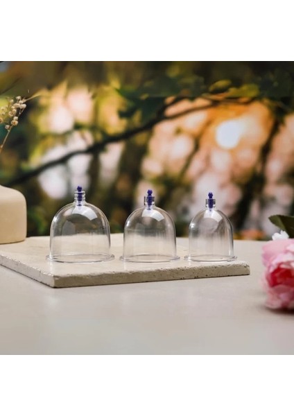 Vakumlu Hortumlu Kuppa Çekme Seti 14 Parça + Hacamat Kuppası 3 Numara 10 Adet 2li Set GY47K9 fırsatları