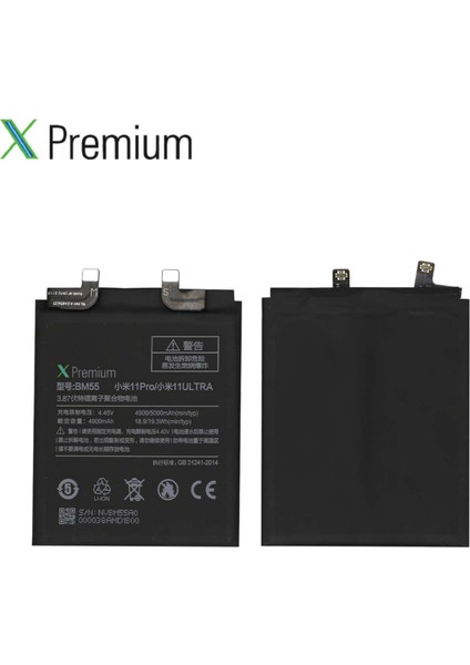 Xpremium Xiaomi Mı 11PRO Uyumlu Batarya Pil Süper Yüksek Kalite 5000 Mah BM55 fırsatları