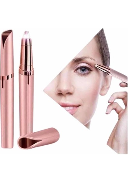 Unısex Şarjlı Kaş Bıyık Alma Epilatörü Hassas Ciltlere Özel Acısız - M513B875-N27513