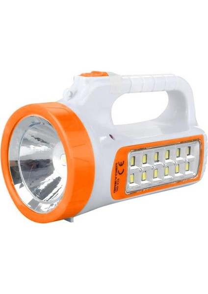 GD-410 Solar Şarjlı 3 Watt 12 LED El Feneri Işıldak