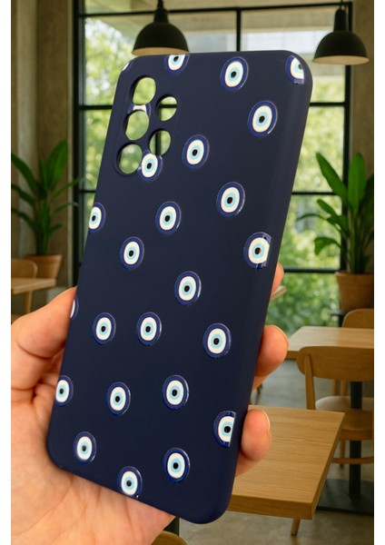 Samsung Galaxy A13 Uyumlu Nazar Boncuk Desenli Silikon Darbe Emici Klasik Korumalı Rubber Kılıf fırsatları