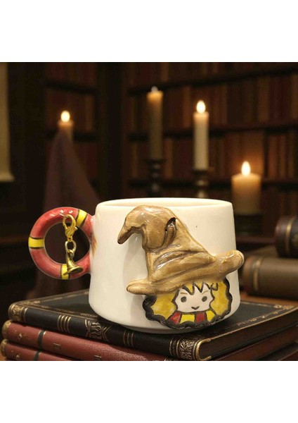 "sınırlı Sayıda" 3D Kabartmalı Charm Hediyeli El Yapımı Seramik Hermione Kupa Mug modelleri
