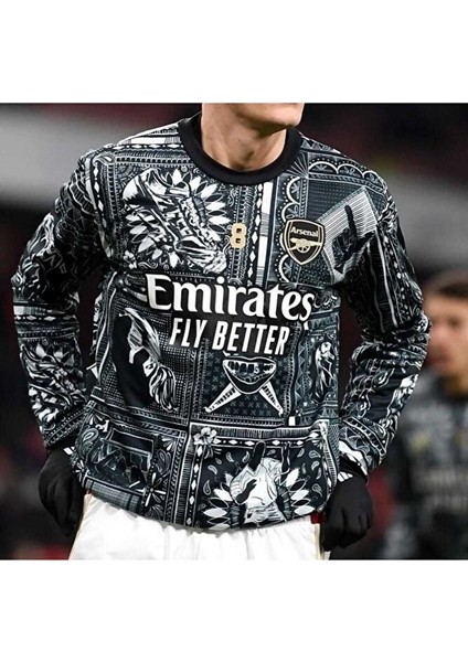 A.r.s.e.n.a.l 2023/24 Yeni Sezon Maç Önü Uzun Kol Forması (Pre Match )