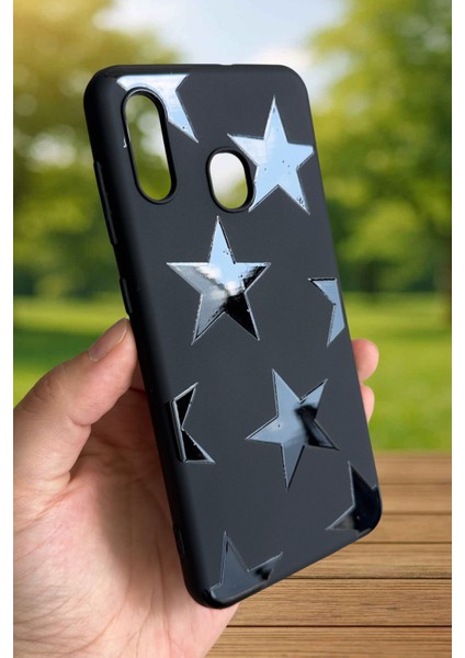 Samsung Galaxy A20 Uyumlu Star Silikon Darbe Emici Klasik Korumalı Rubber Kılıf modelleri