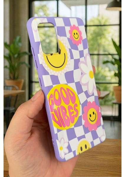 Samsung Galaxy A51 Uyumlu Good Vibes Silikon Darbe Emici Klasik Korumalı Rubber Kılıf fırsatları