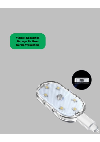 7 Renk Modlu Dokunmatik Sensörlü Mini LED Araç Içi Lamba - M170R799-K82170 fiyatları