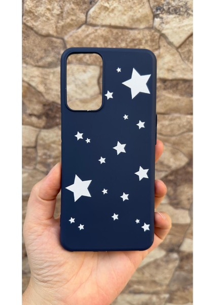 Oppo A16 Uyumlu Mini Yıldız Desenli Silikon Darbe Emici Klasik Korumalı Rubber Kılıf fiyatları