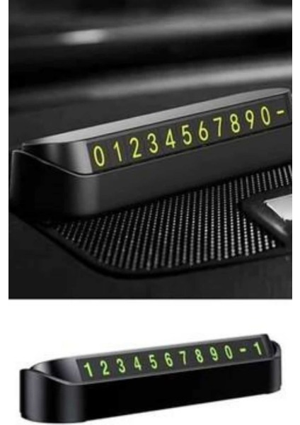 Araç Içi Numaratör Numaralık Oto Cam Kartı Fosforlu Numaratör - M019B606-N71019 fırsatları