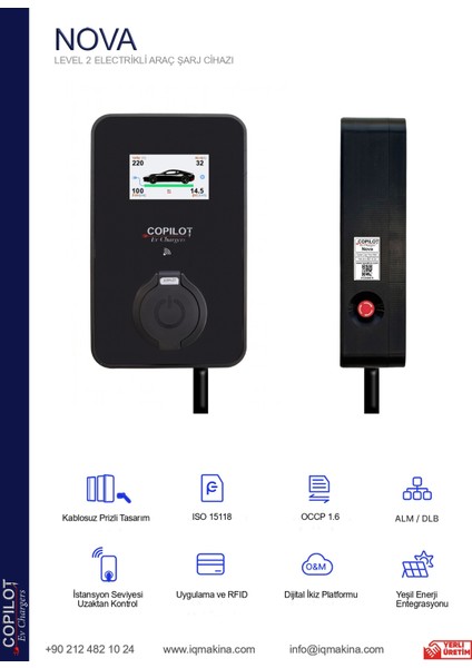 Elektrikli Nova Araç Şarj Cihazı modelleri