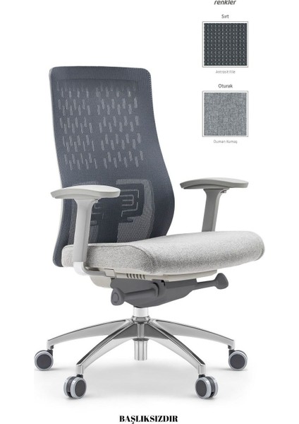 Flexo Ofis | Çalışma | Oyuncu Sandalyesi | Şef Gri