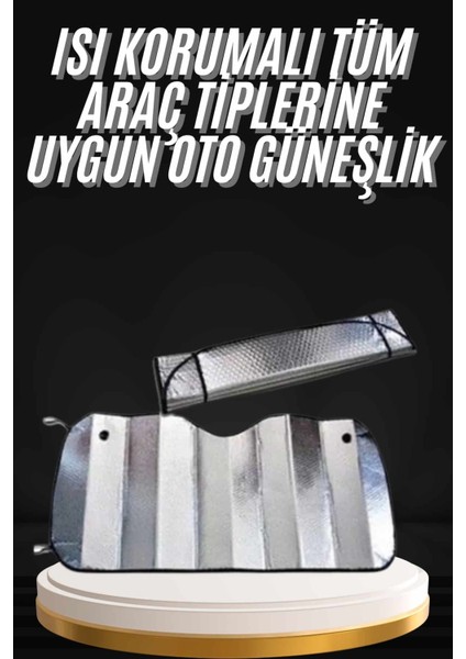 Araç Güneşlik Koruyucu Cam Güneşliği Otomobil Güneşlikleri Katlanabilir - M099B007-N05099