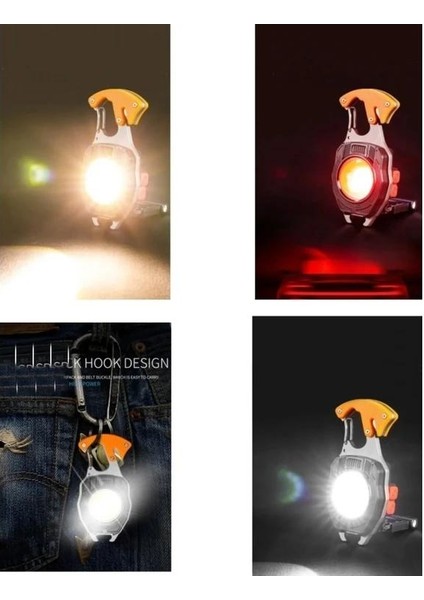 Çok Fonksiyonlu LED Şarjlı Anahtarlık Feneri fiyatları