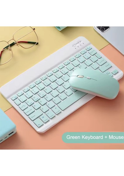 Yesnıce Apple Ipad Mini 6 / 7. Nesil Uyumlu Standlı Kılıf ve Dokunmatik Kalem ve Klavye ve Mouse indirimleri