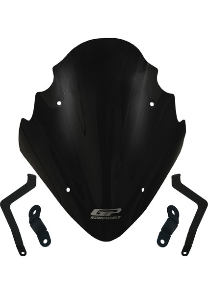 Bajaj Pulsar Ns 400 Z 2025 Uyumlu Ön Cam Siyah 37 cm